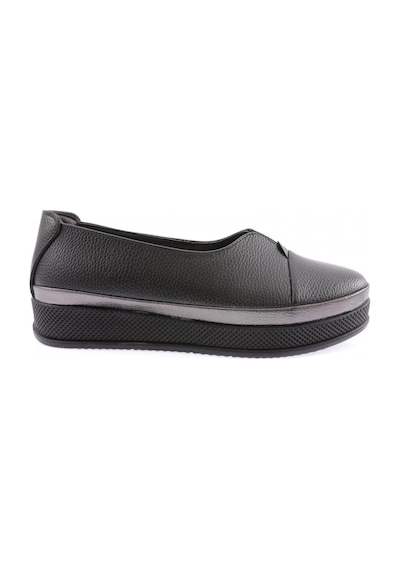 Dgn 170 Kadin Kalin Taban Comfort Ayakkabi 170-2115-R1534 Siyah