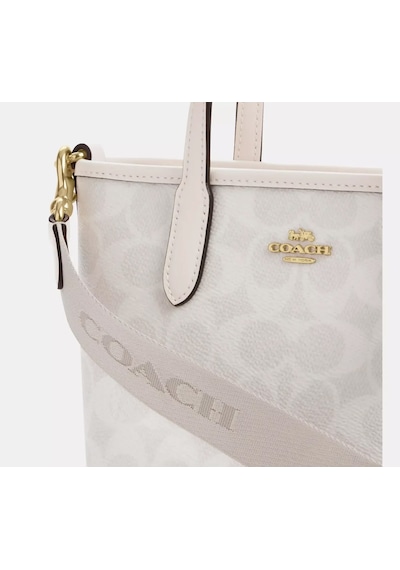 Coach City Mini Tote Kadın Çanta Beyaz