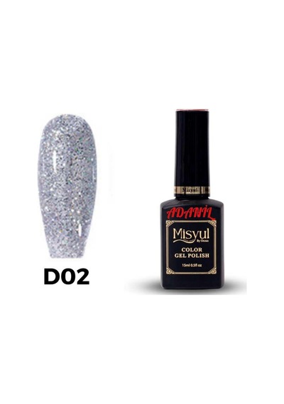 Adanil 15 ML Misyul Profesyonel Kalıcı Oje Gümüş Disko No:D02