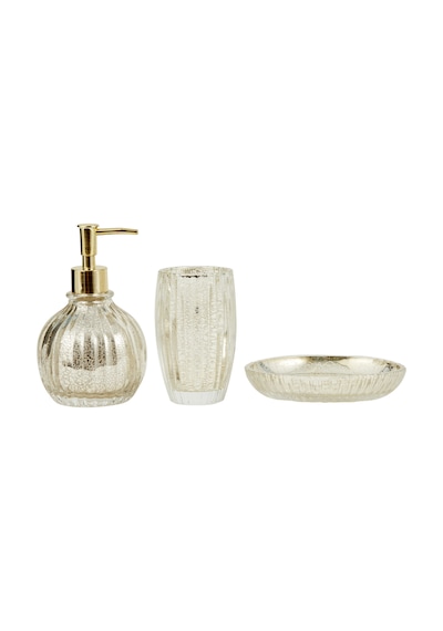 Karaca Home Shine Banyo Aksesuar Seti 3'lü 153.09.01.5541 Beyaz
