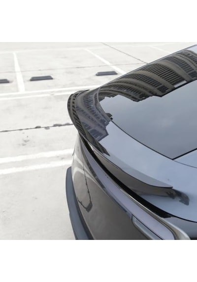 Tesla Model Y Juniper Uyumlu Pro Version Glossy Black Spoiler