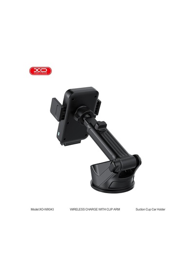 Wx043 15w Araç İçi Kablosuz Şarj Cihazı Vantuzlu Model - Telefon Tutucu