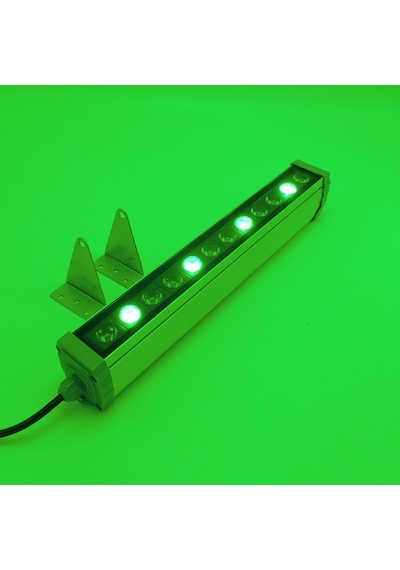 Rgb Led Aydınlatma Wall Washer Duvar Boyama 35 Cm 12w Kumandalı