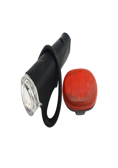IŞIK CROPS FAR+STOP PİLLİ 14 LUMEN IŞIK GÜCÜ MERCEKLİ Gri - Siyah