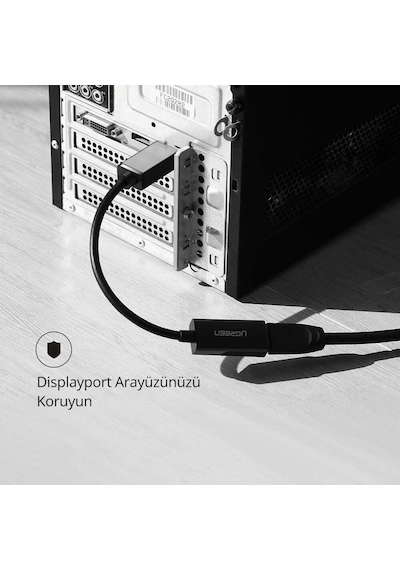 Ugreen 40362 Displayport To Hdmı 1080P Dönüştürücü Adaptör Siyah