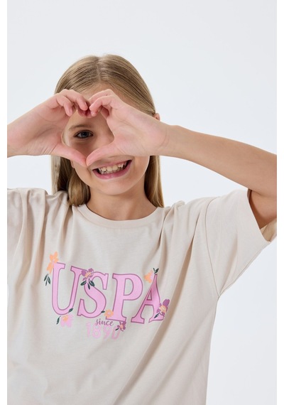 U.s. Polo Assn. Kız Çocuk Beyaz Pijama Takım Beyaz