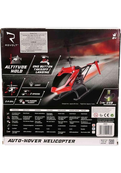 Işıklı Usb Şarjlı Uzaktan Kumandalı Helikopter