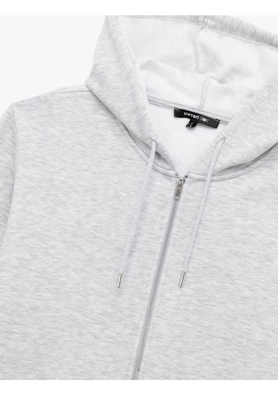 Koton Uzun Kollu Fermuarlı Cep Detaylı Kapüşonlu Oversize Spor Sweatshirt Gri Melanj 6wam70023nk Gri Melanj Koton Uzun Kollu Fermuarlı Cep Detaylı Kapüşonlu Oversize Spor Sweatshirt Gri Melanj 6wam70023nk Gri Melanj