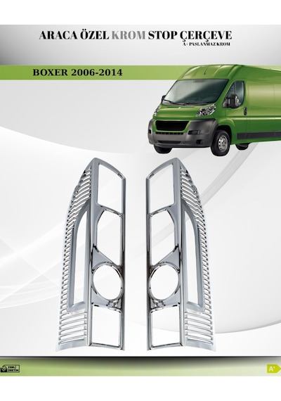 Peugeot Boxer Stop Çerçevesi Abs Krom A+ 2006 - 2014