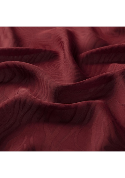 İpekevi Monogram Şal - Zebra Desenli - Bordo Bordo
