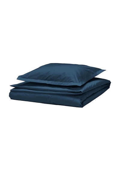 Ikea Hampflockel Tek Kişilik Nevresim Takımı 150 X 200 Cm Koyu Lacivert Koyu Mavi