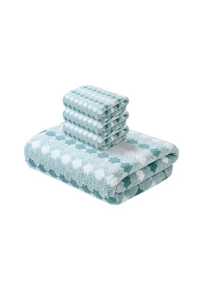 Aileler Ve Misafirler İçin Uygun Dayanıklı Ve Uzun Ömürlü Mikrofiber Malzemeli 4 Adet Banyo Havlusu Blue Diğer