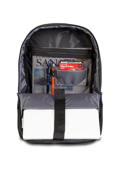 Navee Sırt Çantası - Bölmeli Taşıma Çantası - 15.6 Inç Uyumlu Laptop Çantası Askılı Su Geçirmez - 13x32x44 Cm siyah