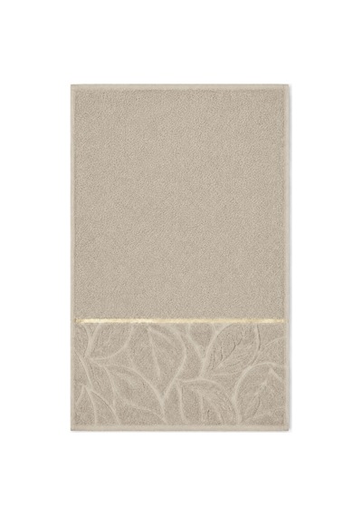 El Yüz Havlusu 50x90 Cm Kısmi Kadife Lunaria Collection 230 Gr Bej