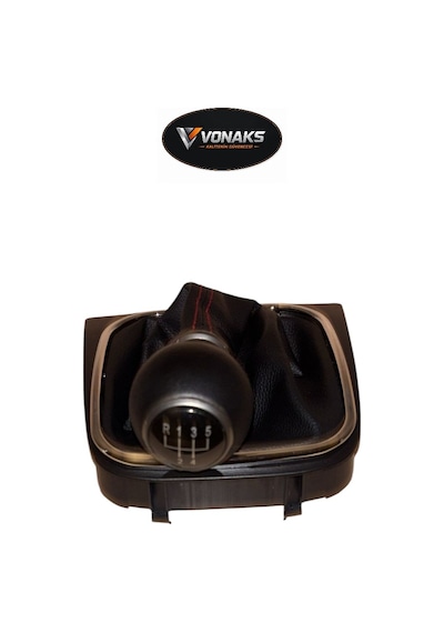 Vw Golf 5 Mk5 Golf 6 Mk6 Jetta 05-14 5 İleri Körüklü Deri Vites Topuzu Siyah Renkli