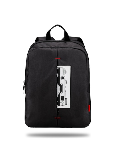Classone PR-R140 Roma Serisi Su Geçirmez 14" Notebook Laptop Sırt Çantası Siyah