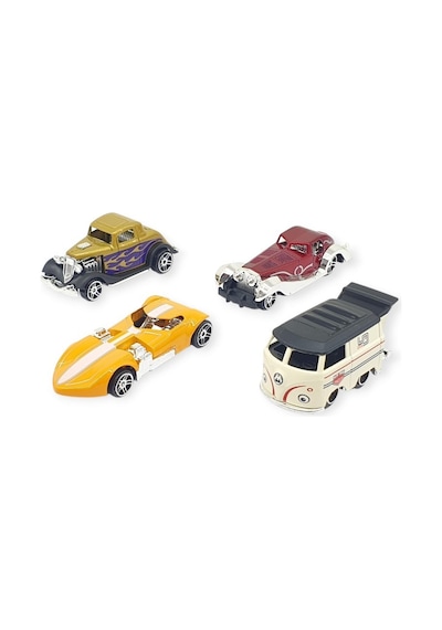 Alloy Racer 4'lü Araç Seti - 780-413 Lisinya Sarı