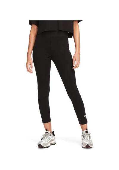 Nike Sportswear Classic 7/8 Womens Tight Black Kadın Günlük Stil Tayt Siyah Siyah