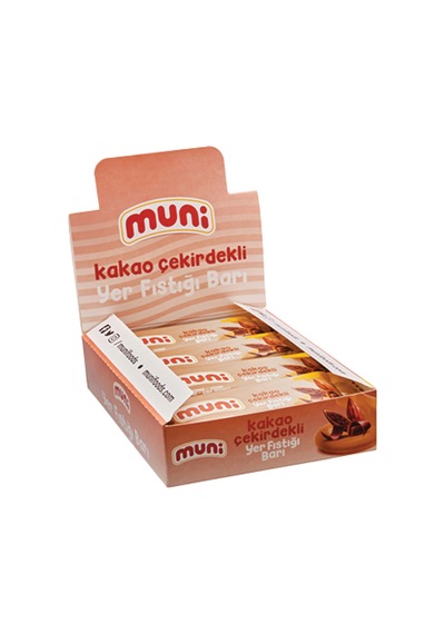 Kakao Çekirdekli Yer Fıstığı Barı, 40 G X 12 Adet