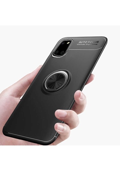 Samsung Galaxy Uyumlu Note 10 Lite Kilif Yüzüklü Magnetli Ravel Case 415866375