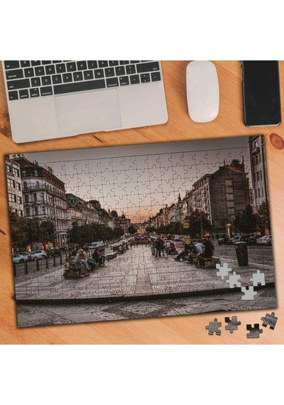 Prag-wenceslas Meydanı 240 Parça Puzzle Yapboz-7843