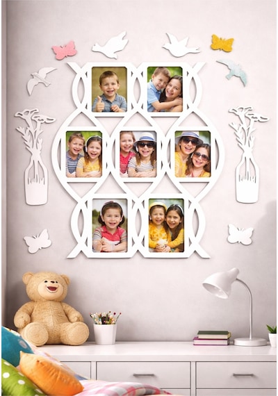 Resim Çerçevesi Şık Ve Modern 7li Resim İçi 10 15 Tamamı 68 Cmdir Ahsap No 30043