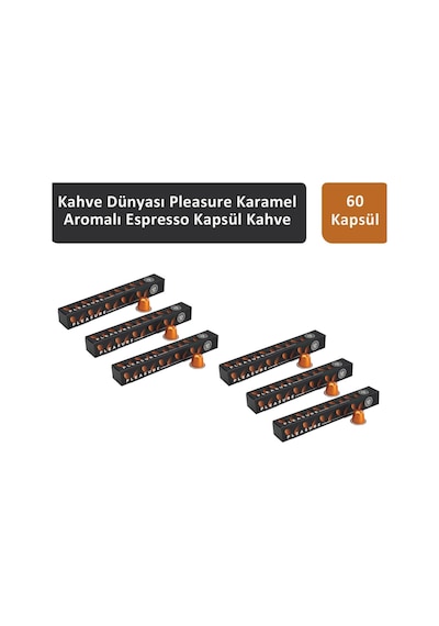 Kahve Dünyası Karamel Aromalı Kapsül Kahve 6 x 10 Kapsül