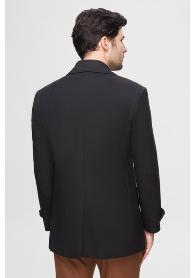 Twn Slim Fit Siyah Palto 5ef08s2035981 001