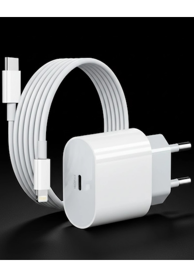 Apple Uyumlu iPhone 14 13 12 11 20w Hızlı Şarj Adaptörü Lightning Kablo Seti