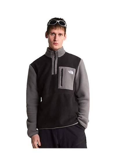 The North Face M Yumıorı 1/4 Zıp Erkek Outdoor Çeyrek Fermuarlı Polar Üst Nf0a883swoo1 Siyah
