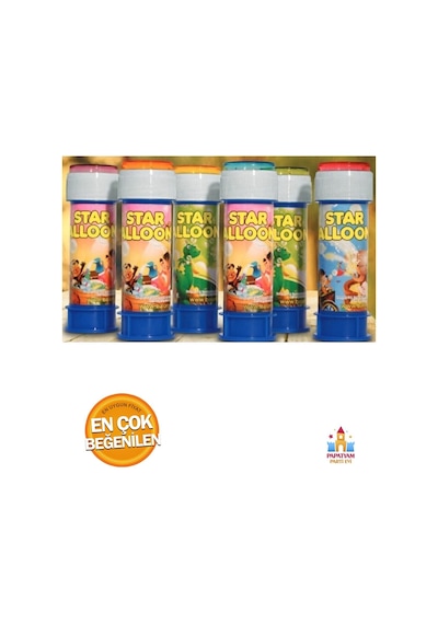 Star Bubbles Köpük Baloncuk: Eğlenceli Parti Malzemesi 36 Adetlik Paket