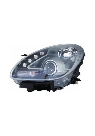 Ön Sol Far Lambası Siyah Halojen Led / Alfa Romeo Gıulıetta Depo