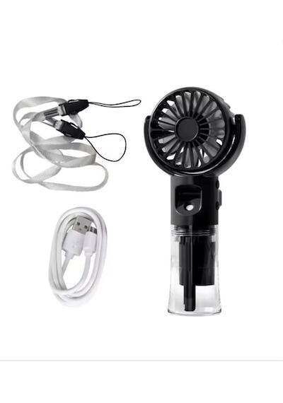 Peka Mini Şarjlı El Fanı 3 Kademeli Su Buharlı Mini Fan