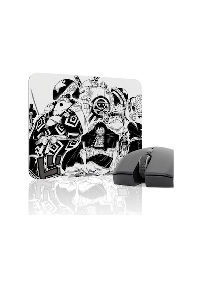 One Piece Kaymaz Dikişli Kauçuk Oyuncu Mousepad V4 - 22x18 Gaming Mouse Pad Fare Altlığı