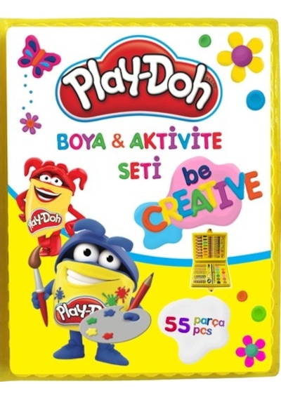 Play-Doh Kırtasiye Seti 55 Parça Play-St005