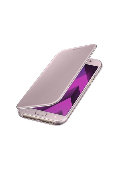 Galaxy A5 2017 İle Uyumlu Clear View Cover Kılıf Pembe Ef-za520cpegww
