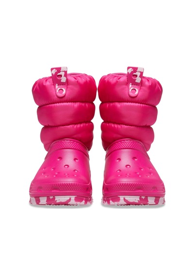 Crocs 207684 Classic Neo Puff Boot T Pembe Çocuk Bot Pembe