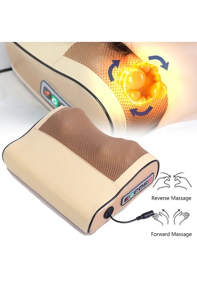 Createtech Back Neck Massager Infrared Heating Electric Shoulder Foot Massag Sarı