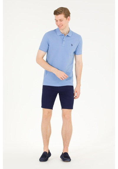 U.s. Polo Assn. Erkek Koyu Mavi Tişört Basic 50262933-vr032 Koyu Mavi