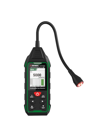 Sndway Sw-733gs Hassas Yanıcı Gaz Dedektörü Ppm Ve Lel Ölçer