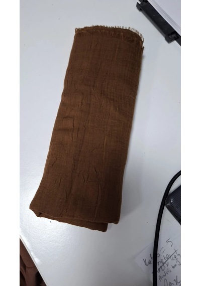Modakaşmir Bambu Şal Karamel Kahverengi Acı Kahverengi