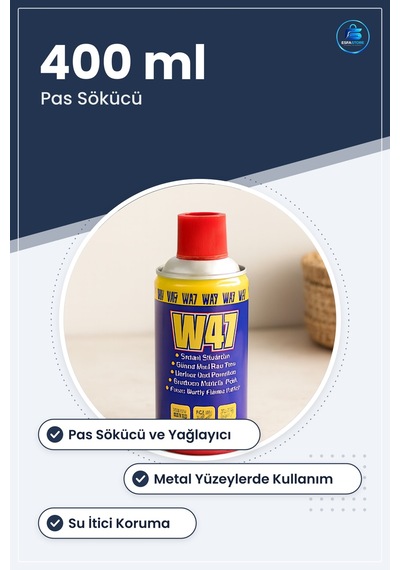 Genel Bakım Spreyi 400 Ml Çok Amaçlı Pas Sökücü Yağlayıcı Su İtic