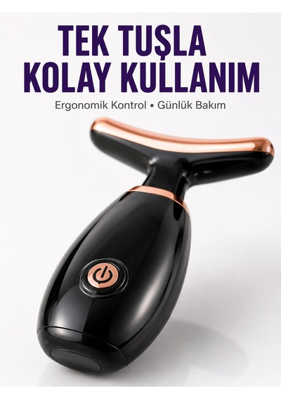 Serum Emilimini Artıran Yüz Masaj Cihazı Yeni Nesil Açık Lacivert