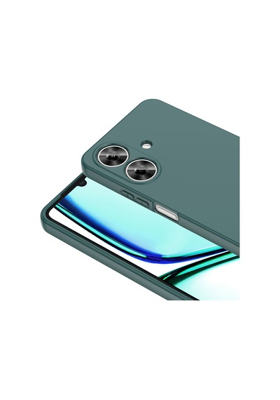 Realme Note 60 Kılıf Yumuşak Silikon Kamera Korumalı Lansman Pazarplus Lila