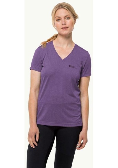 Jack Wolfskin Crosstrail T Women Kadın Tişört 1801693-2392 Mor