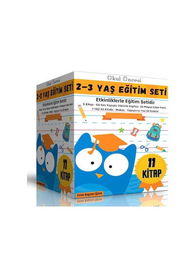 Okul Öncesi 2-3 Yaş Eğitim Seti Ful Eğitim Paketi