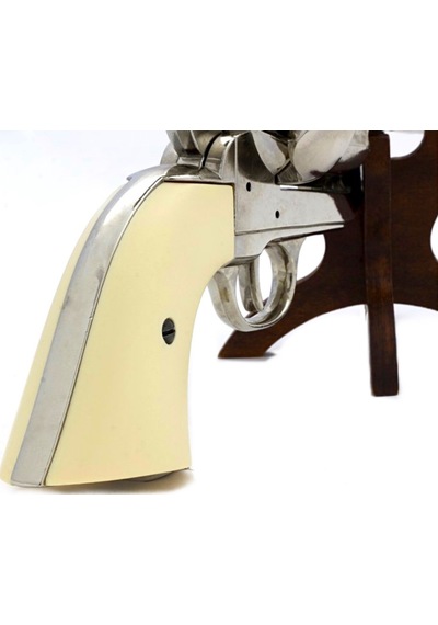 Denix Dekoratif Fildişi Arabulucu Tabanca 5½" 30,5 Cm , Amerika 1873 Peacemaker Revolver