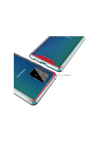 Samsung Uyumlu Galaxy A91 (S10 Lite) Kilif Seffaf Sararmaz Gard Silikon 405442988