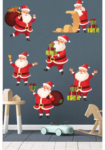 Crevidi Sevimli Noel Bababalar Cocuk Oda Sıstickeri