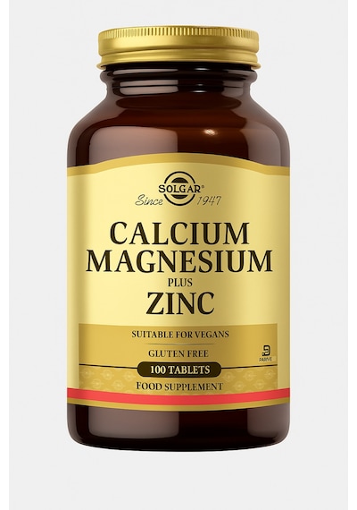 Solgar Calcium Magnesium Plus Zinc Kalsiyum Magnezyum Ve Çinko 100 Tablet
